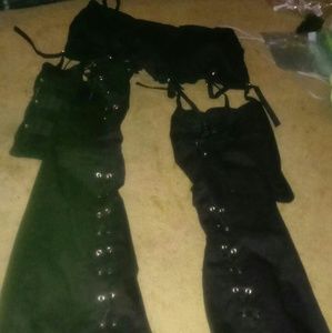 💀🎶Gothic garter leggings💀🎶